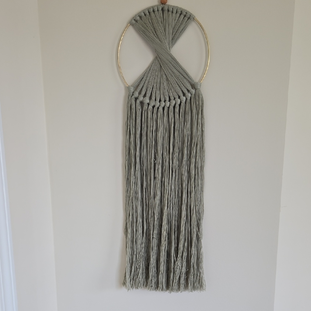 Sage Green Macrame Wall Hanging